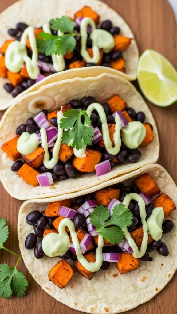 Sweet Potato and Black Bean Tacos