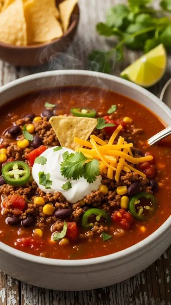Taco Soup That People Beg Me For