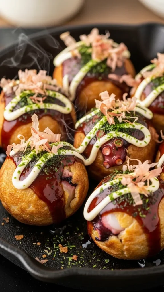 Takoyaki (Octopus Balls) Without the Fancy Pan