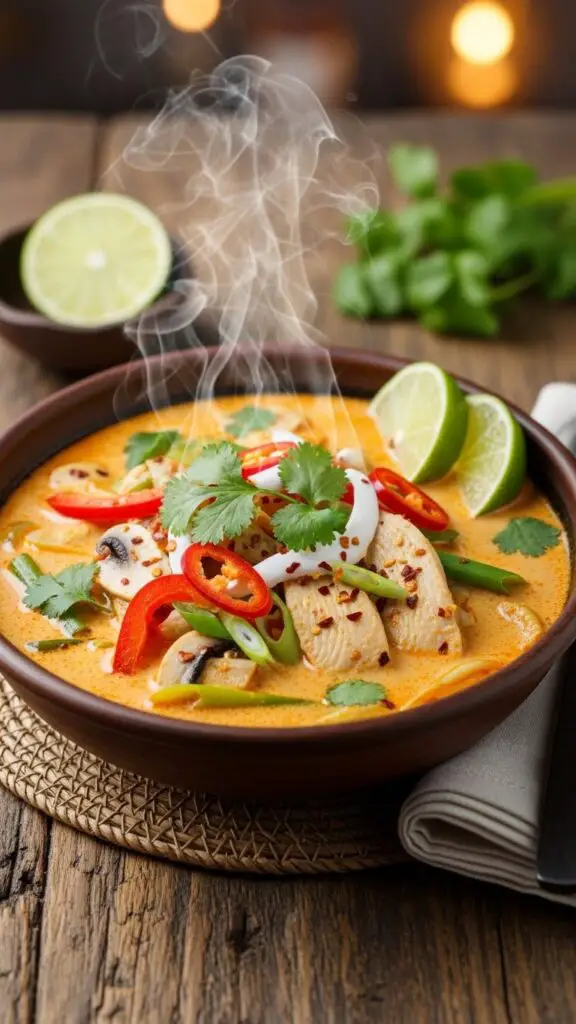 Thai Coconut Curry Soup