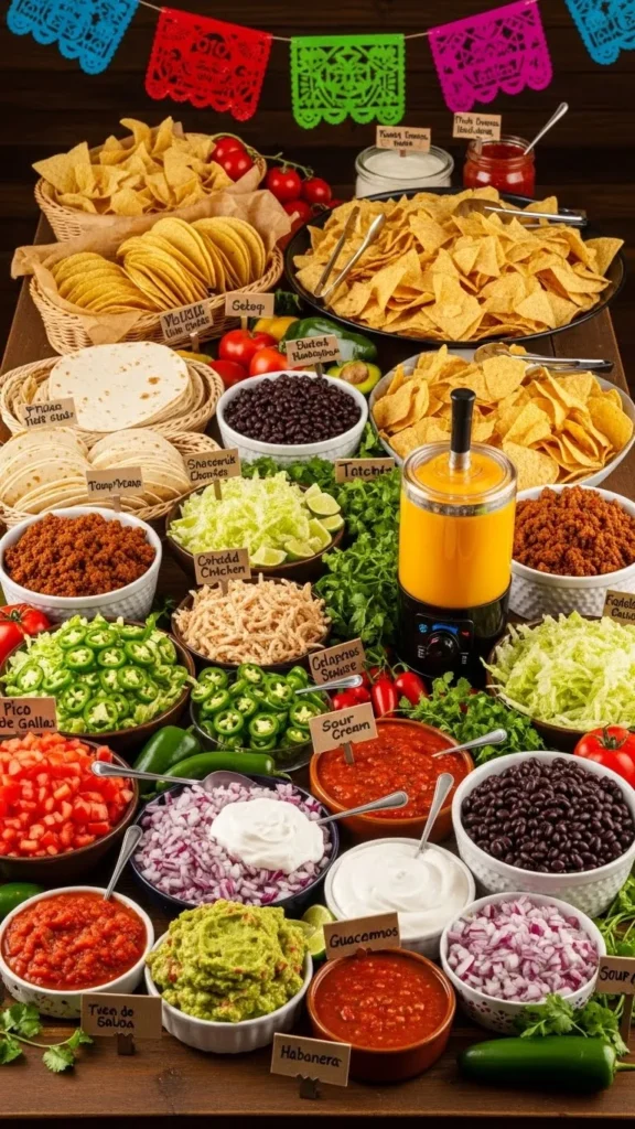 The “Build-Your-Own” TacoNacho Bar