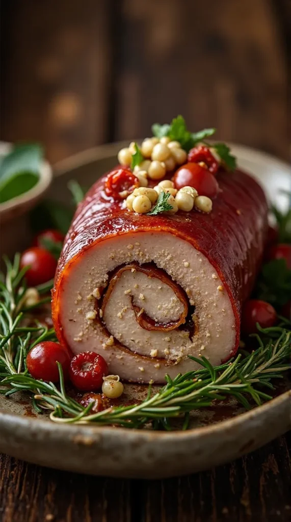 The Fancy AF Menu Prosciutto-Wrapped Turkey Roulade