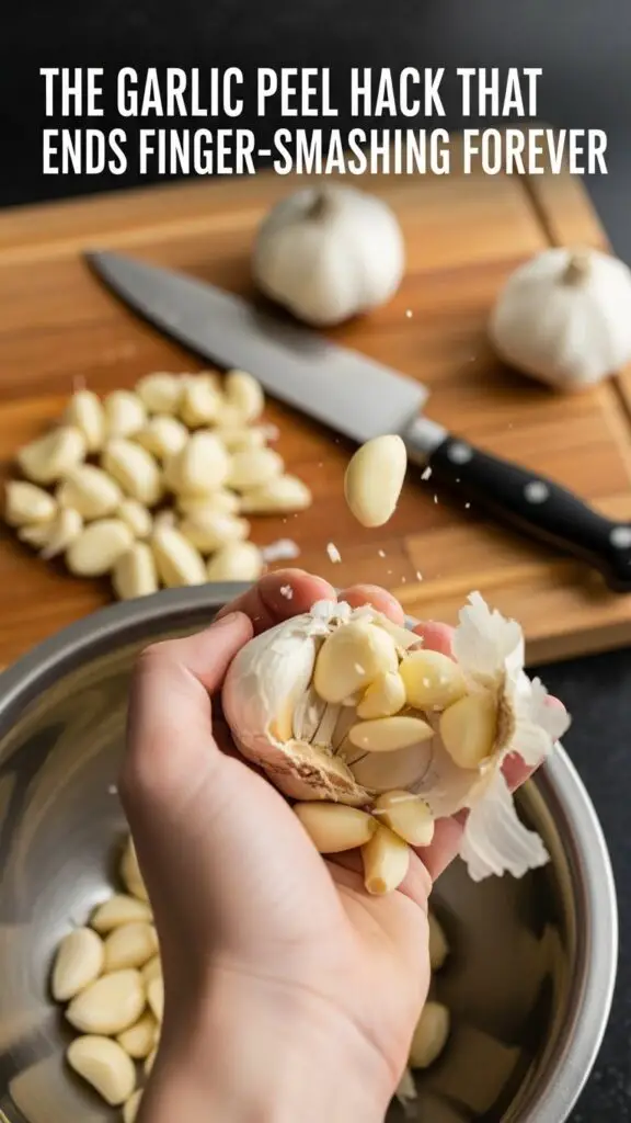 The Garlic Peel Hack That Ends Finger-Smashing Forever