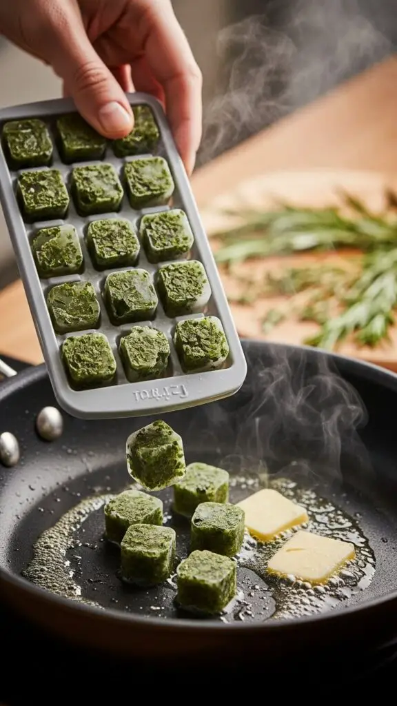 The “Ice Cube Tray” Herb Hack That Saves Your Sanity
