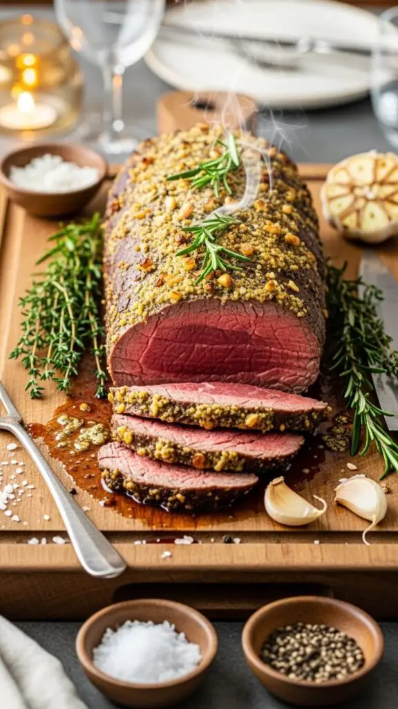 The Main Event Garlic & Herb Butter Rubbed Beef Tenderloin