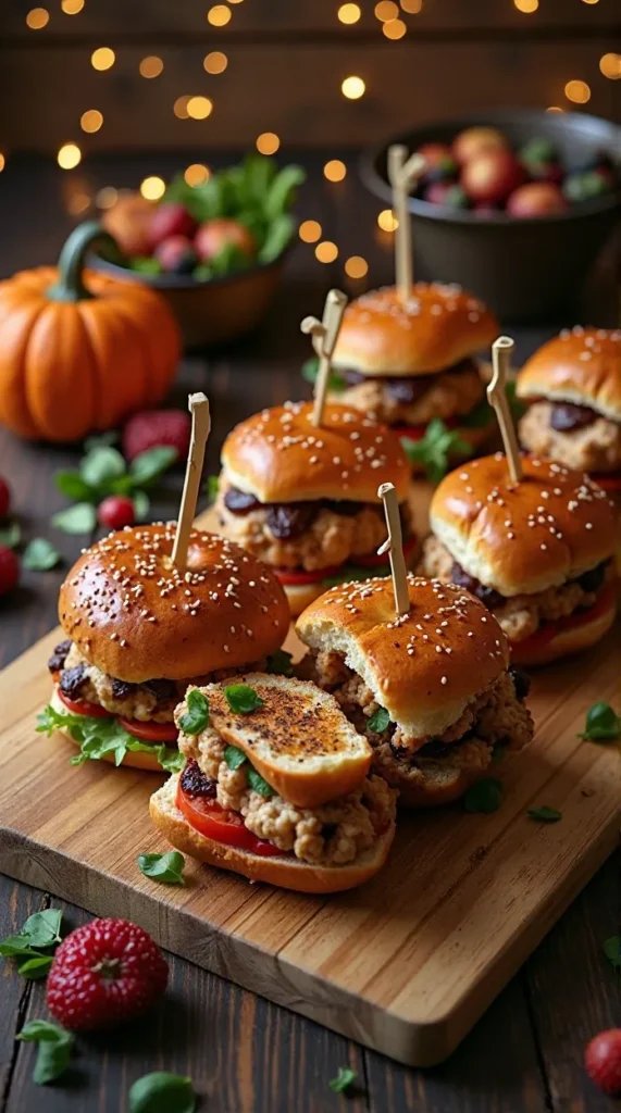 The Party Vibes Menu Turkey Slider Extravaganza