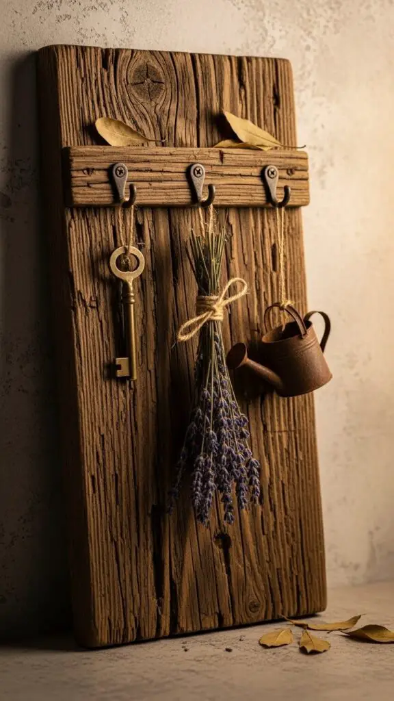 The Rustic Wooden Board Display