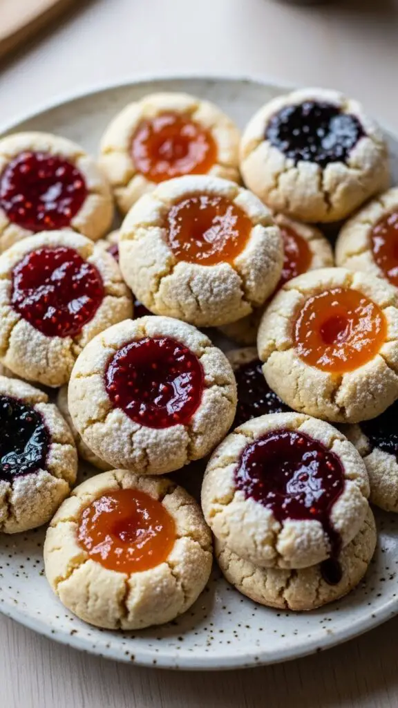Thumbprint Cookies for Elegant Tea Parties