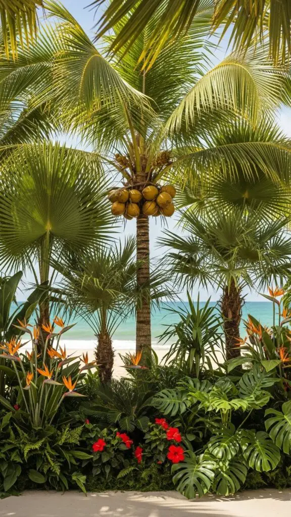 Tropical Palm Display