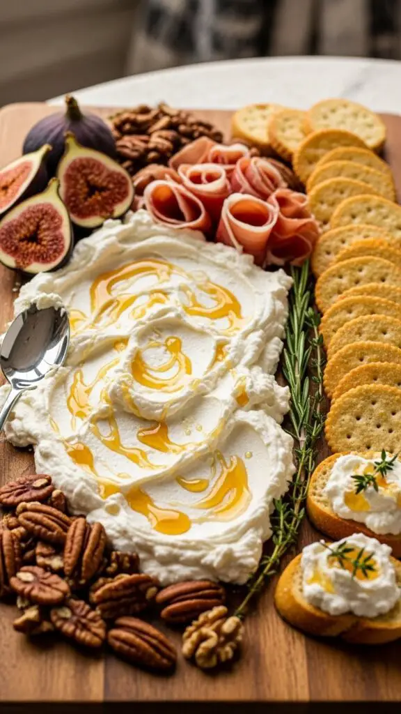 Truffle Honey Whipped Ricotta Board