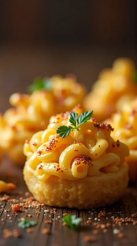 Truffle Mac and Cheese Bites