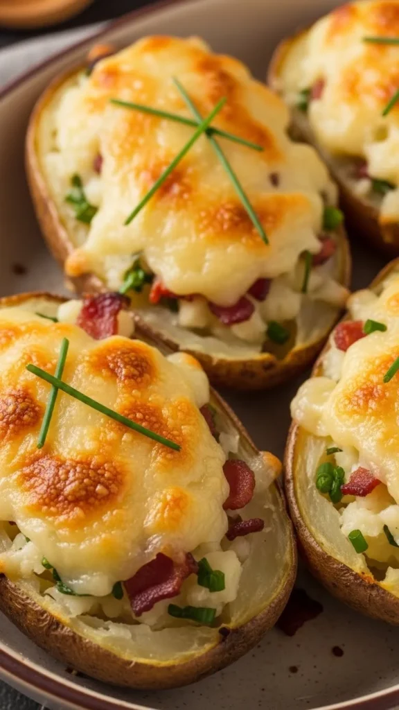 Twice-Baked Parmesan Potatoes