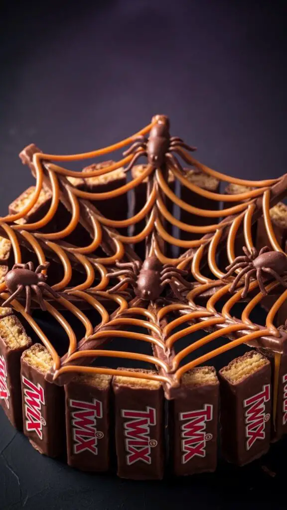Twix Caramel Spider Webs