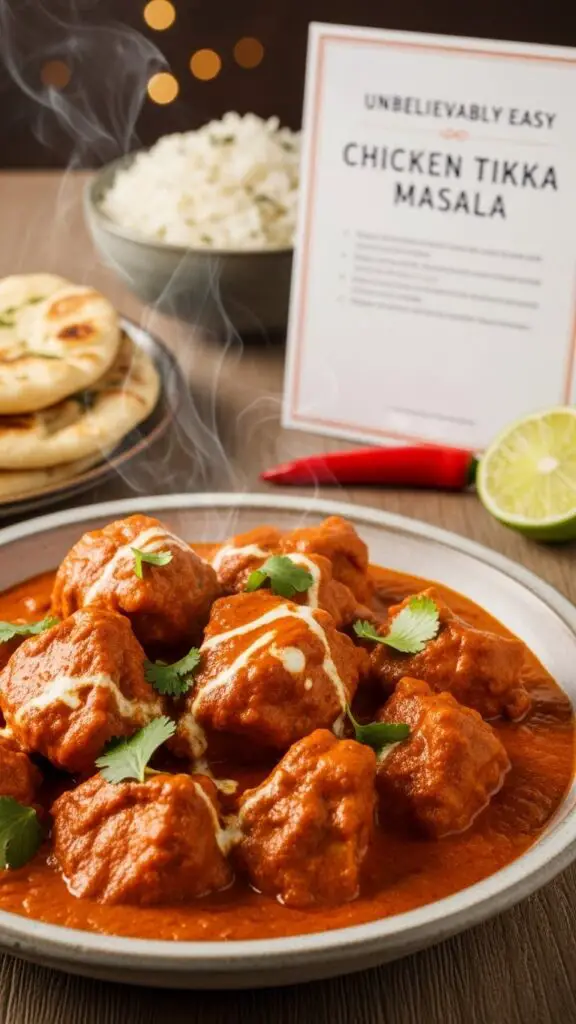 Unbelievably Easy Chicken Tikka Masala
