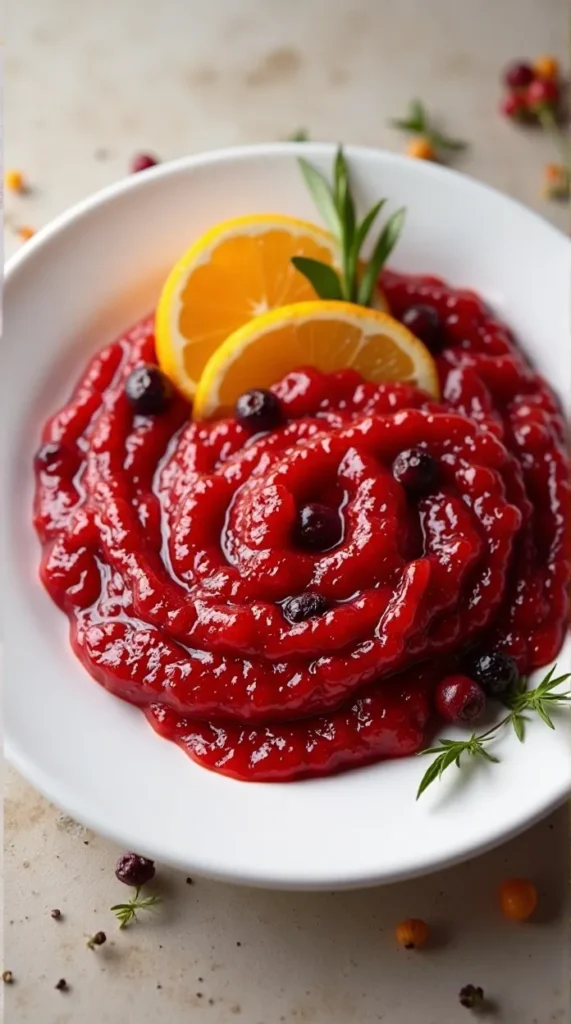 Vegan Cranberry Orange Sauce