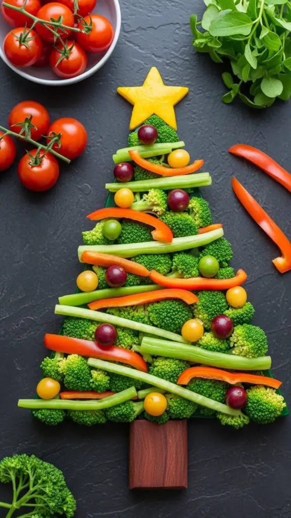 Veggie Christmas Tree Platter
