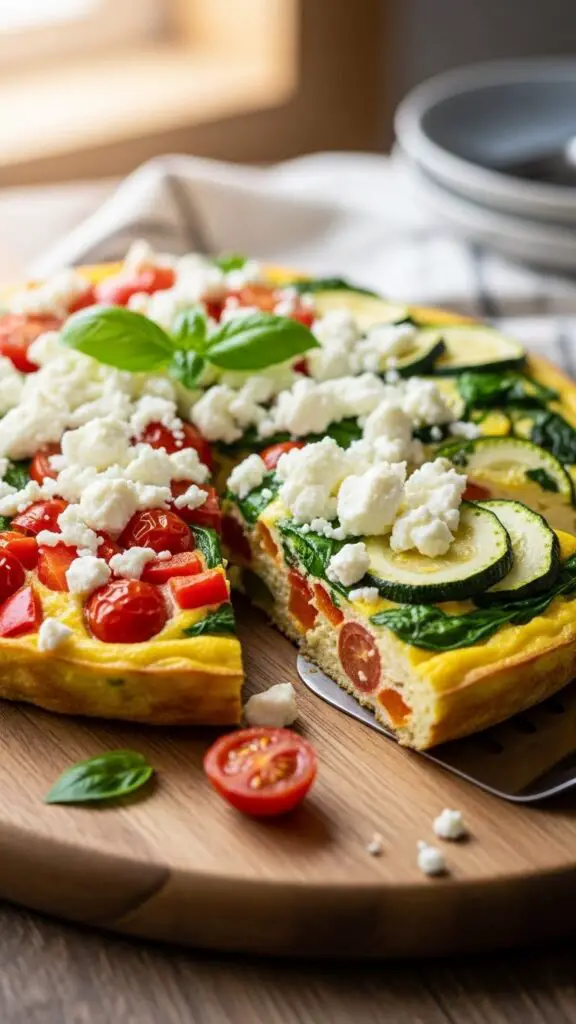 Veggie-Packed Frittata with Feta