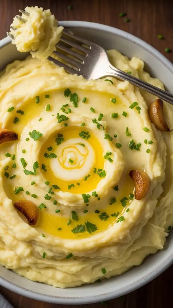Velvety Mashed Potatoes with Garlic Infusion