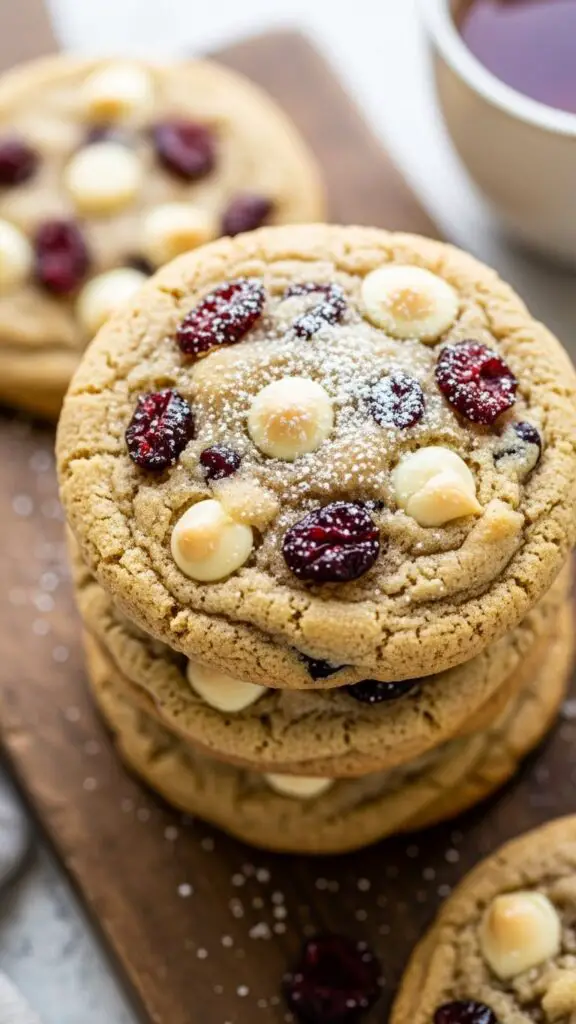 White Chocolate Cranberry Cookies