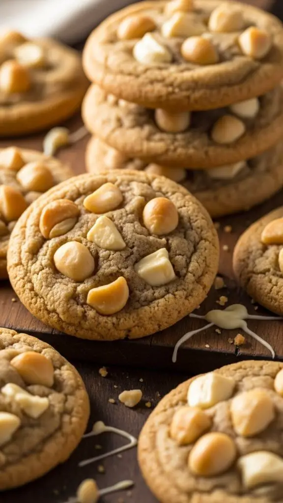 White Chocolate Macadamia Nut Cookies for Tropical Escapes