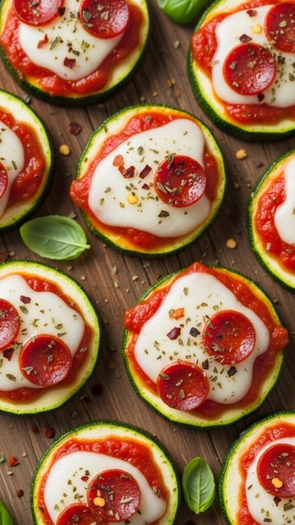 Zucchini Pizza Bites