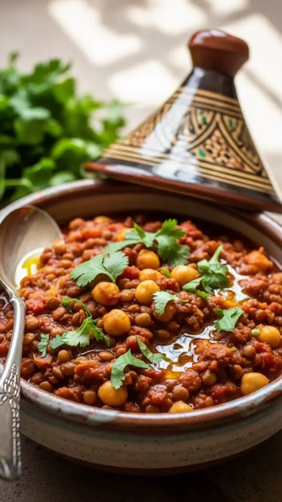 oroccan-Spiced Lentil & Chickpea Stew
