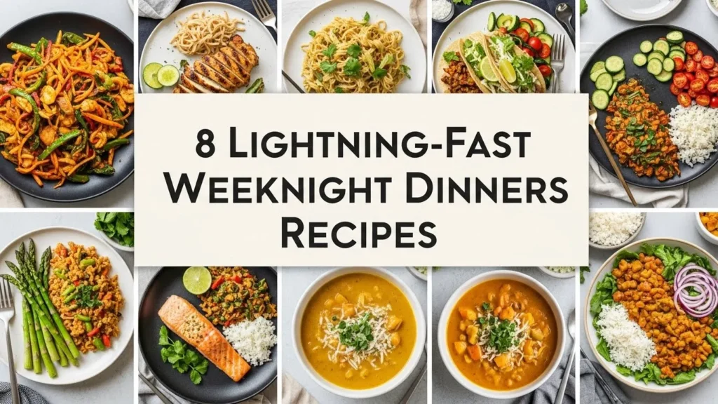 8 Lightning-Fast Weeknight Dinners Recipes