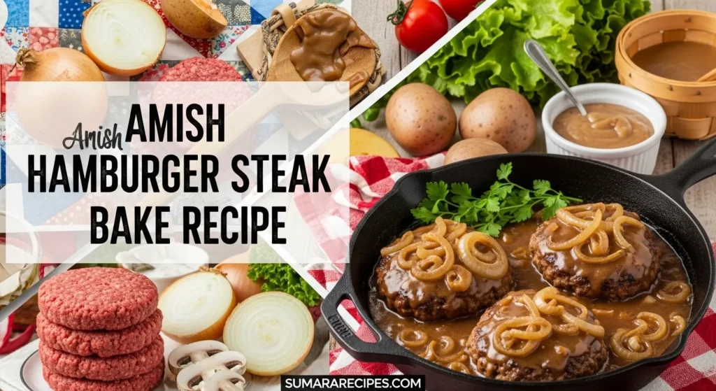 Amish Hamburger Steak Bake Recipe