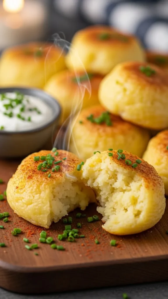 Baked Mashed Potato Puffs