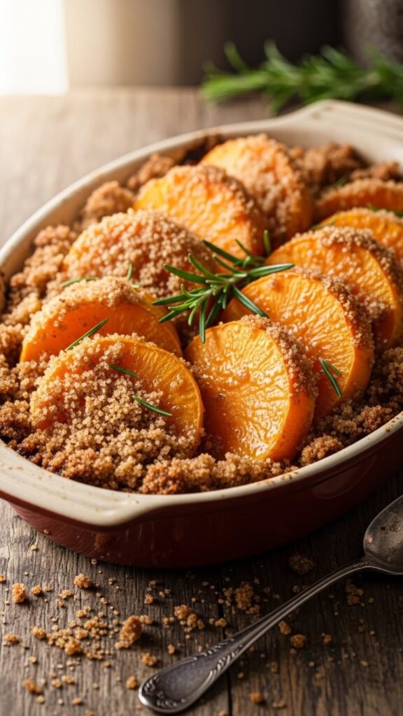 Baked Yams with Brown Sugar Butter Crust