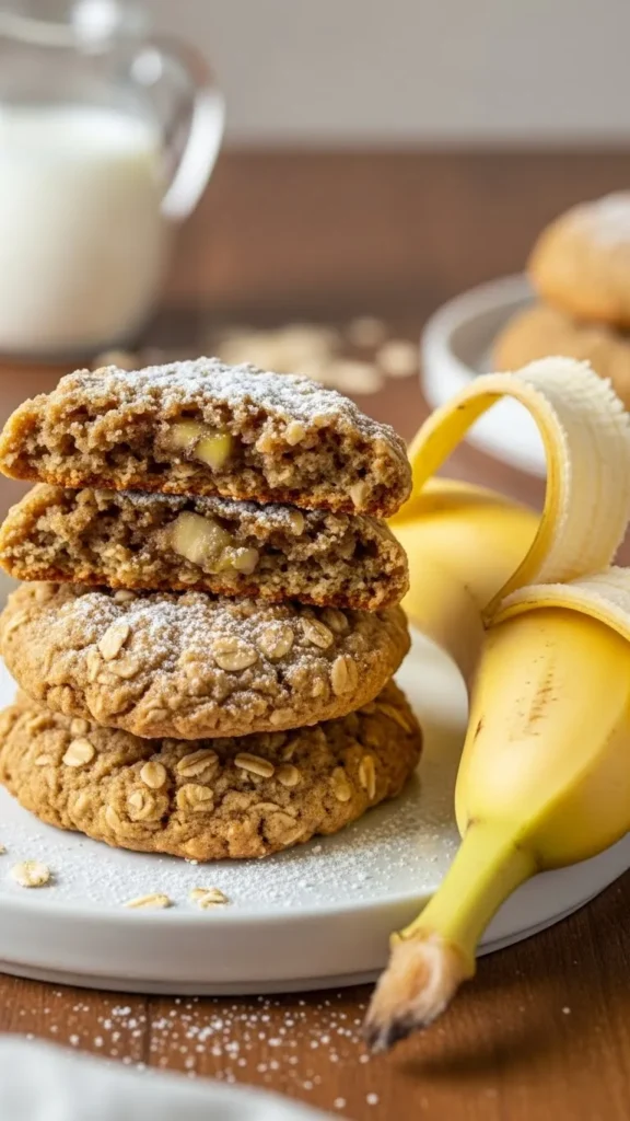 Banana Oat Cookies for Dessert