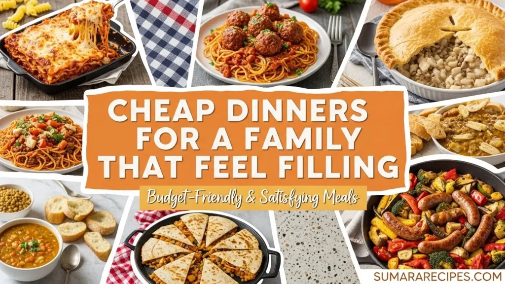 Cheap Dinners for a Family That Feel Filling
