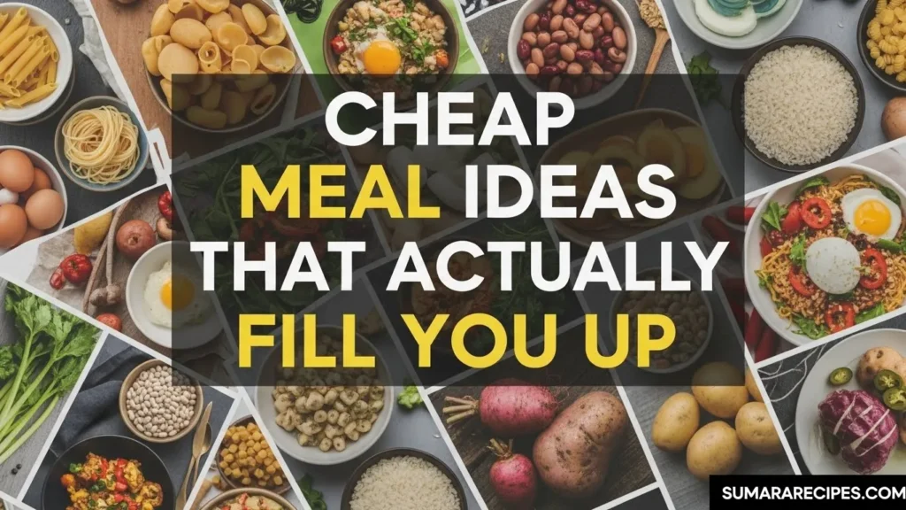 Cheap Meal Ideas That Actually Fill You Up