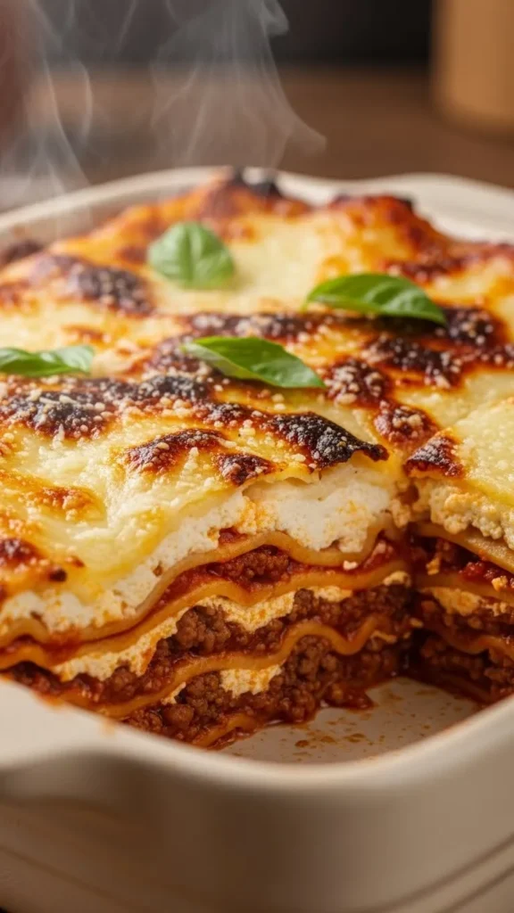 Cheesy Baked Lasagna for the Win