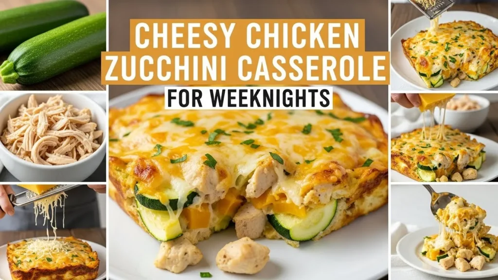 Cheesy Chicken Zucchini Casserole for Weeknights Recipe