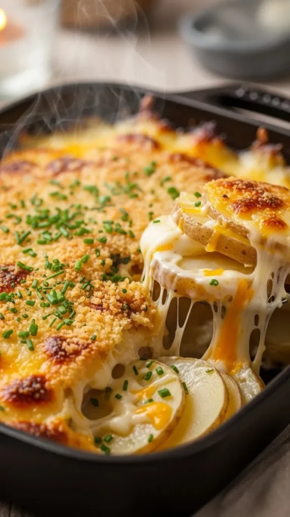 Cheesy Potatoes Au Gratin