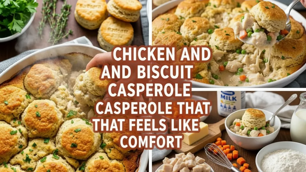 Chicken and Biscuit Casserole That Feels Like Comfort Recipe