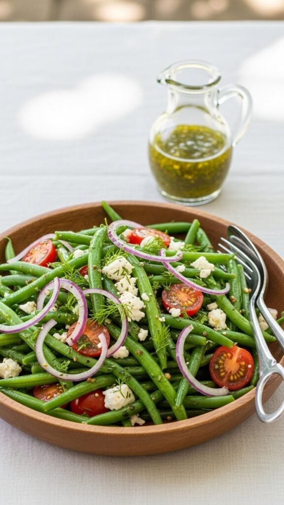 Chilled Green Bean Salad with Vinaigrette