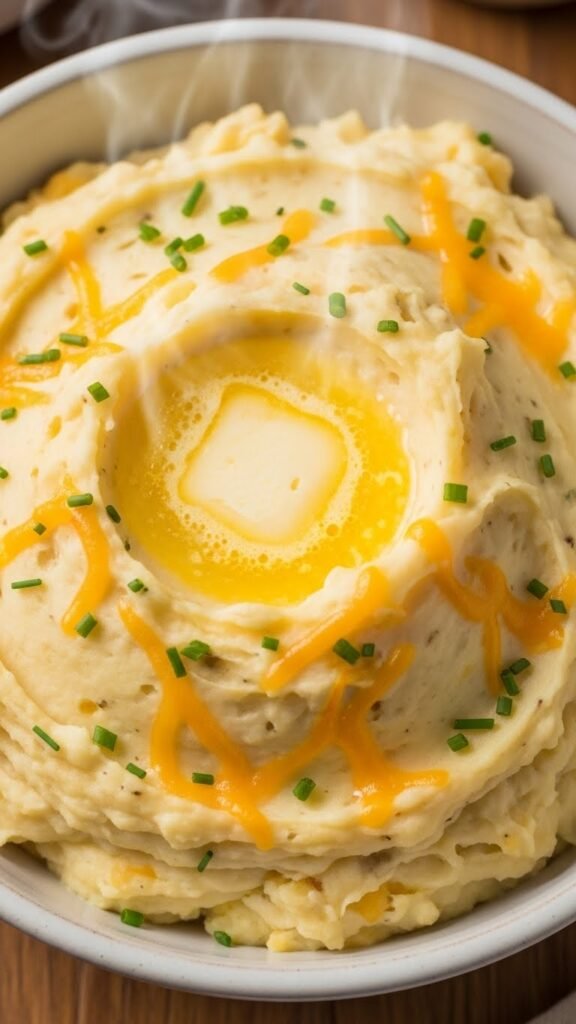 Classic Cheesy Mashed Potatoes