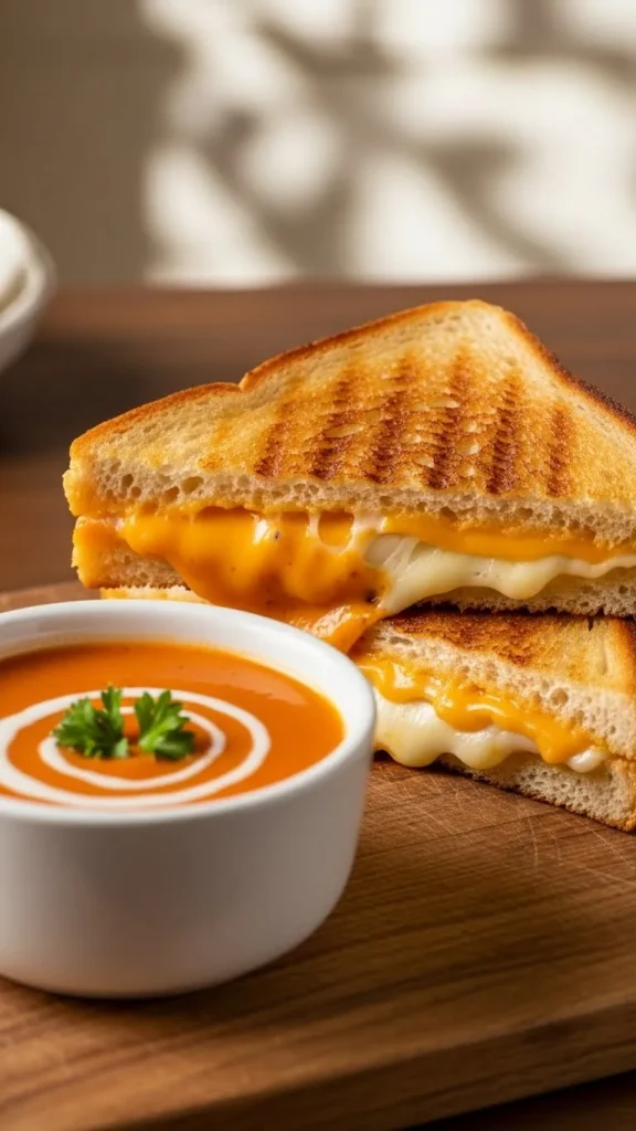 Classic Grilled Cheese with a Dip