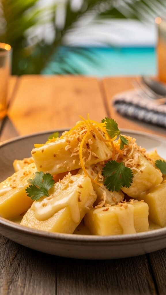 Coconut Cream Yams for Tropical Holiday Twists