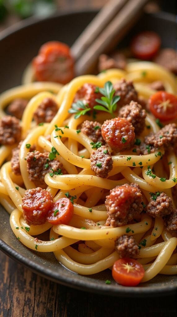 Creamy Beef Pasta