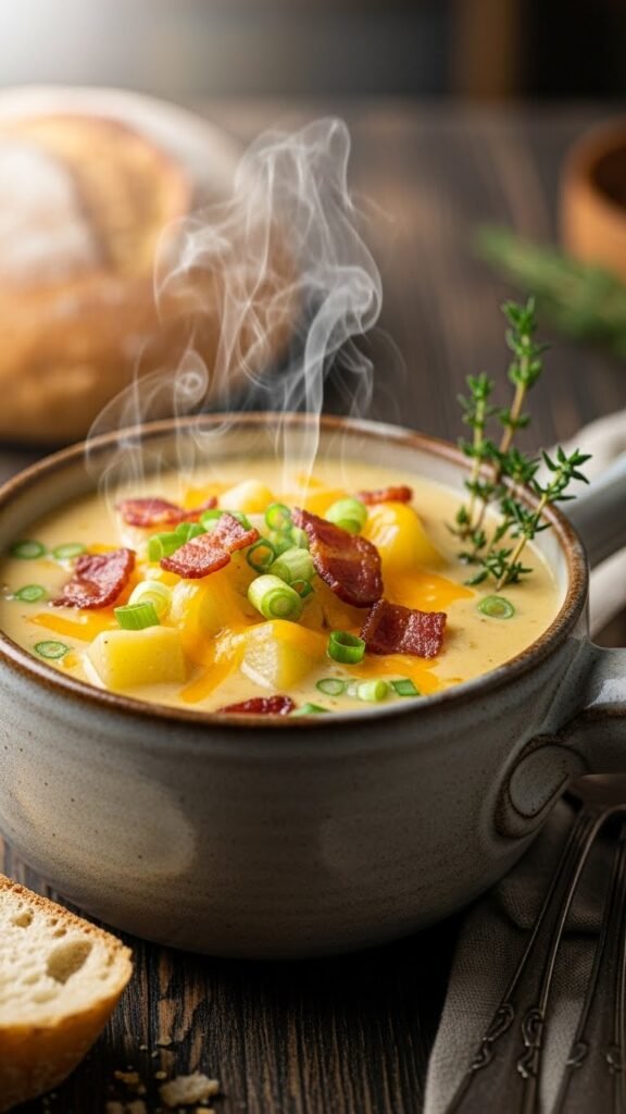 Creamy Cheesy Potato Soup
