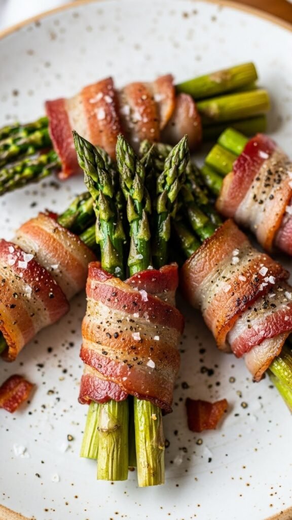 Crispy Bacon-Wrapped Asparagus Bundles