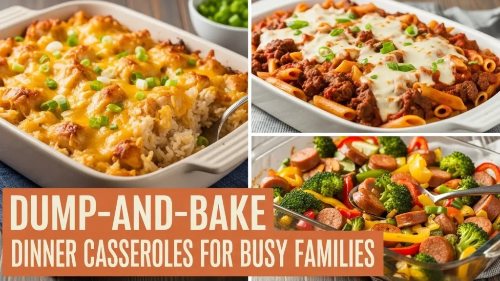 Dump-and-Bake Dinner Casseroles for Busy Families