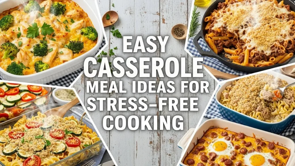 Easy Casserole Meal Ideas for Stress-Free Cooking
