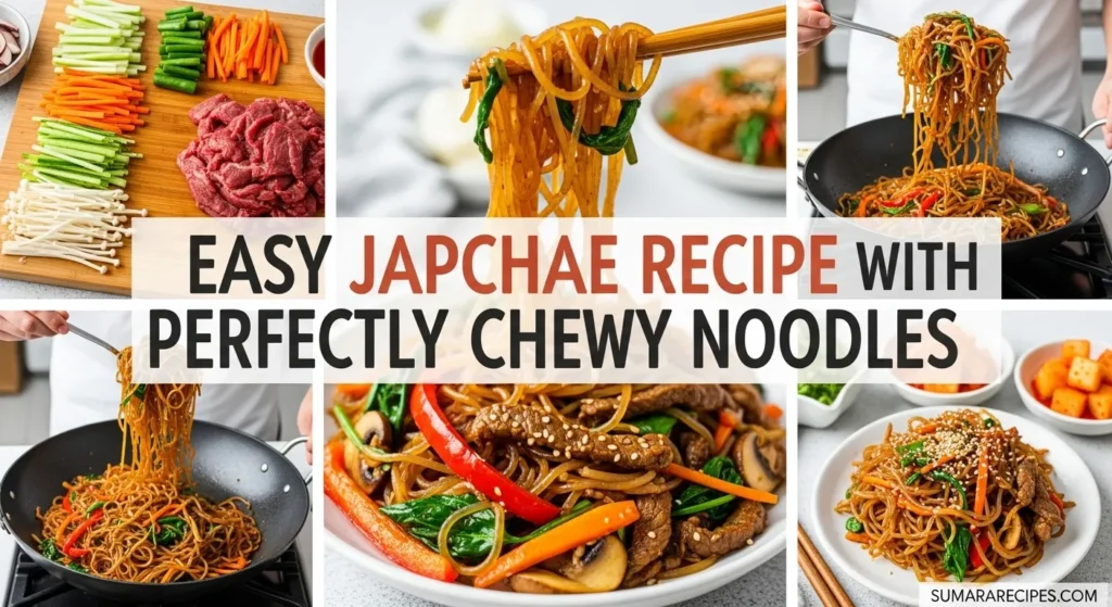 Easy Japchae Recipe with Perfectly Chewy Noodles