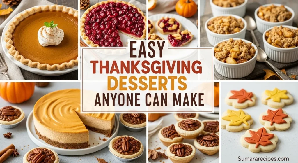 Easy Thanksgiving Desserts Anyone Can Make