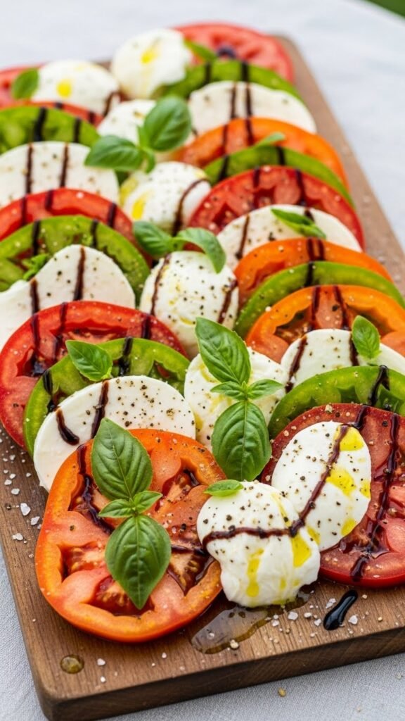 Fresh Tomato Basil Caprese Salad