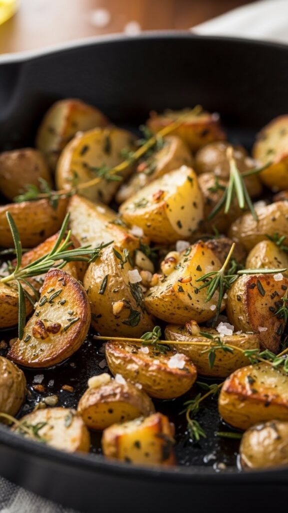Garlic Herb Roasted Potatoes